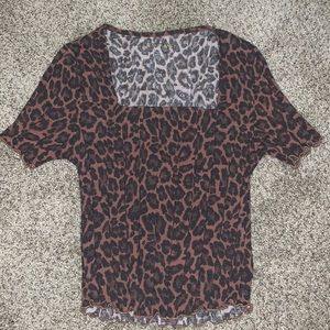 American Eagle Cheetah Top